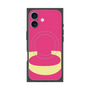 プレミアムスクエアケース with MagSafe［ オリジナル - initial color - C pink ］