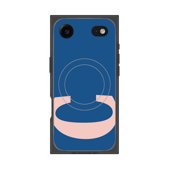 プレミアムスクエアケース with MagSafe［ オリジナル - initial color - C navy ］