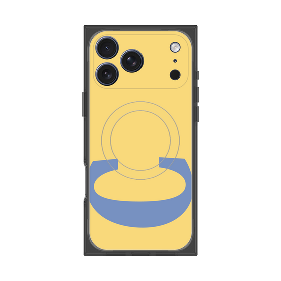 プレミアムスクエアケース with MagSafe［ オリジナル - initial color - C yellow ］