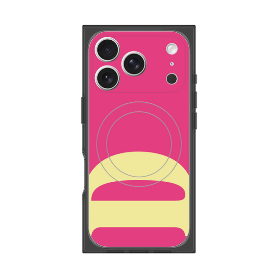 プレミアムスクエアケース with MagSafe［ オリジナル - initial color - D pink ］