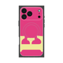 プレミアムスクエアケース with MagSafe［ オリジナル - initial color - E pink ］