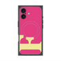 プレミアムスクエアケース with MagSafe［ オリジナル - initial color - F pink ］