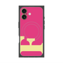 プレミアムスクエアケース with MagSafe［ オリジナル - initial color - F pink ］