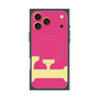 プレミアムスクエアケース with MagSafe［ オリジナル - initial color - F pink ］