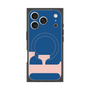 プレミアムスクエアケース with MagSafe［ オリジナル - initial color - F navy ］