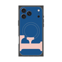 プレミアムスクエアケース with MagSafe［ オリジナル - initial color - F navy ］