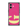 プレミアムスクエアケース with MagSafe［ オリジナル - initial color - G pink ］