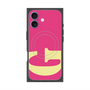 プレミアムスクエアケース with MagSafe［ オリジナル - initial color - G pink ］