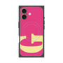プレミアムスクエアケース with MagSafe［ オリジナル - initial color - G pink ］