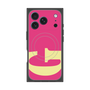プレミアムスクエアケース with MagSafe［ オリジナル - initial color - G pink ］