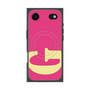 プレミアムスクエアケース with MagSafe［ オリジナル - initial color - G pink ］