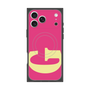 プレミアムスクエアケース with MagSafe［ オリジナル - initial color - G pink ］