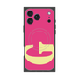 プレミアムスクエアケース with MagSafe［ オリジナル - initial color - G pink ］