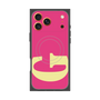 プレミアムスクエアケース with MagSafe［ オリジナル - initial color - G pink ］