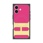 プレミアムスクエアケース with MagSafe［ オリジナル - initial color - H pink ］