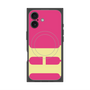 プレミアムスクエアケース with MagSafe［ オリジナル - initial color - H pink ］