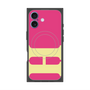 プレミアムスクエアケース with MagSafe［ オリジナル - initial color - H pink ］