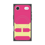 プレミアムスクエアケース with MagSafe［ オリジナル - initial color - H pink ］