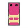 プレミアムスクエアケース with MagSafe［ オリジナル - initial color - H pink ］