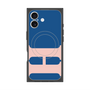 プレミアムスクエアケース with MagSafe［ オリジナル - initial color - H navy ］