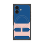 プレミアムスクエアケース with MagSafe［ オリジナル - initial color - H navy ］