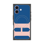 プレミアムスクエアケース with MagSafe［ オリジナル - initial color - H navy ］