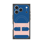 プレミアムスクエアケース with MagSafe［ オリジナル - initial color - H navy ］