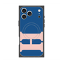 プレミアムスクエアケース with MagSafe［ オリジナル - initial color - H navy ］