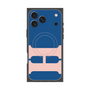 プレミアムスクエアケース with MagSafe［ オリジナル - initial color - H navy ］