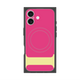 プレミアムスクエアケース with MagSafe［ オリジナル - initial color - I pink ］