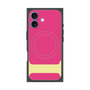 プレミアムスクエアケース with MagSafe［ オリジナル - initial color - I pink ］