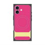 プレミアムスクエアケース with MagSafe［ オリジナル - initial color - I pink ］
