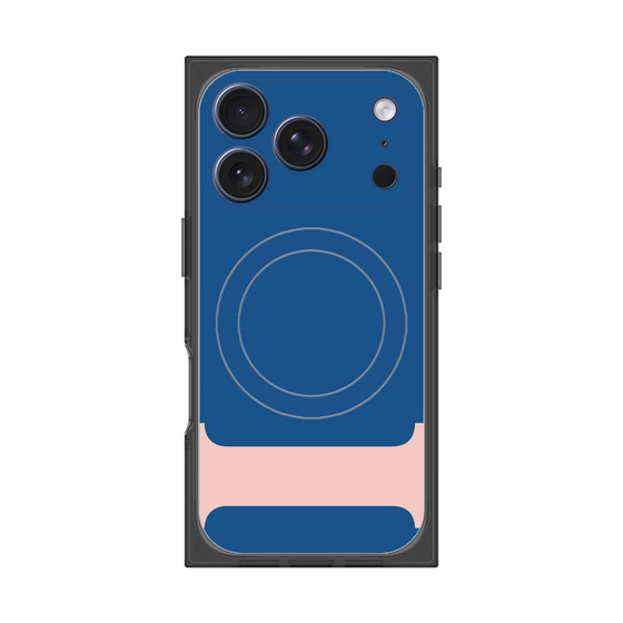 プレミアムスクエアケース with MagSafe［ オリジナル - initial color - I navy ］