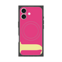 プレミアムスクエアケース with MagSafe［ オリジナル - initial color - J pink ］