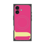 プレミアムスクエアケース with MagSafe［ オリジナル - initial color - J pink ］