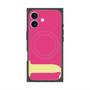 プレミアムスクエアケース with MagSafe［ オリジナル - initial color - J pink ］
