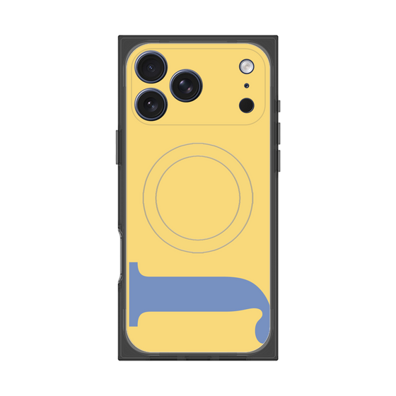 プレミアムスクエアケース with MagSafe［ オリジナル - initial color - J yellow ］