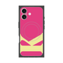 プレミアムスクエアケース with MagSafe［ オリジナル - initial color - K pink ］