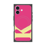 プレミアムスクエアケース with MagSafe［ オリジナル - initial color - K pink ］