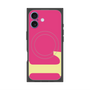 プレミアムスクエアケース with MagSafe［ オリジナル - initial color - L pink ］