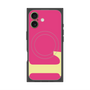 プレミアムスクエアケース with MagSafe［ オリジナル - initial color - L pink ］