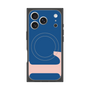 プレミアムスクエアケース with MagSafe［ オリジナル - initial color - L navy ］