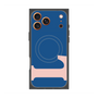 プレミアムスクエアケース with MagSafe［ オリジナル - initial color - L navy ］