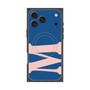 プレミアムスクエアケース with MagSafe［ オリジナル - initial color - M navy ］