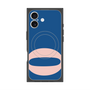 プレミアムスクエアケース with MagSafe［ オリジナル - initial color - O navy ］