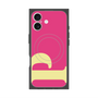 プレミアムスクエアケース with MagSafe［ オリジナル - initial color - P pink ］