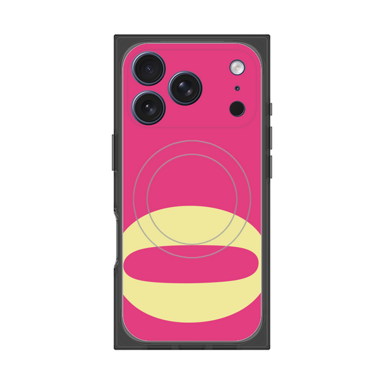 プレミアムスクエアケース with MagSafe［ オリジナル - initial color - Q pink ］