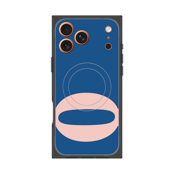 プレミアムスクエアケース with MagSafe［ オリジナル - initial color - Q navy ］