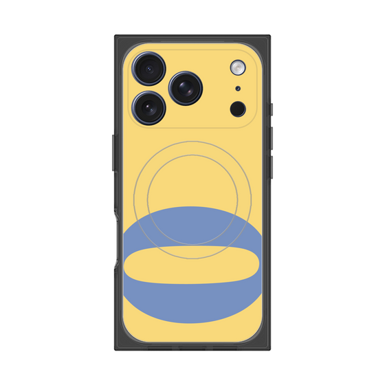 プレミアムスクエアケース with MagSafe［ オリジナル - initial color - Q yellow ］