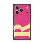 プレミアムスクエアケース with MagSafe［ オリジナル - initial color - R pink ］